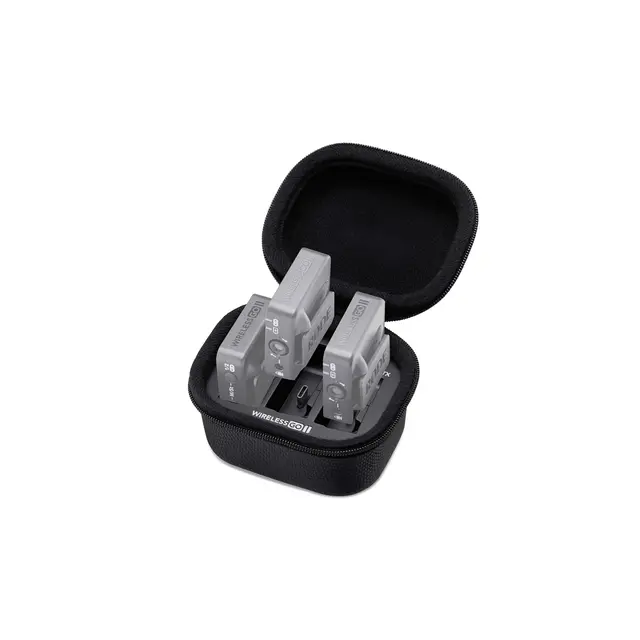 Røde Wireless GO II Charging Case Bundle Mottaker, to sendere og ladeetui 