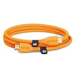 R&#248;de HDMI-Kabel 1,5m Orange 1,5m Oransje