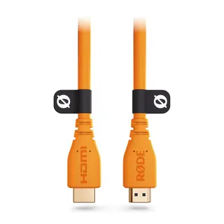 R&#248;de HDMI-Kabel 1,5m Orange 1,5m Oransje