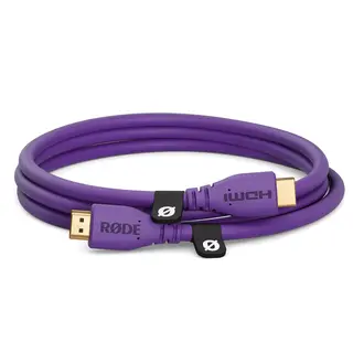 R&#248;de HDMI-Kabel 1,5m Purple 1,5m Lilla