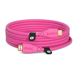 R&#248;de HDMI-Kabel 3m Pink 3m Rosa