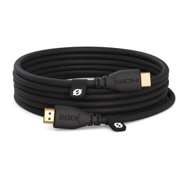 Røde HDMI-Kabel 3m Black 3m Sort 