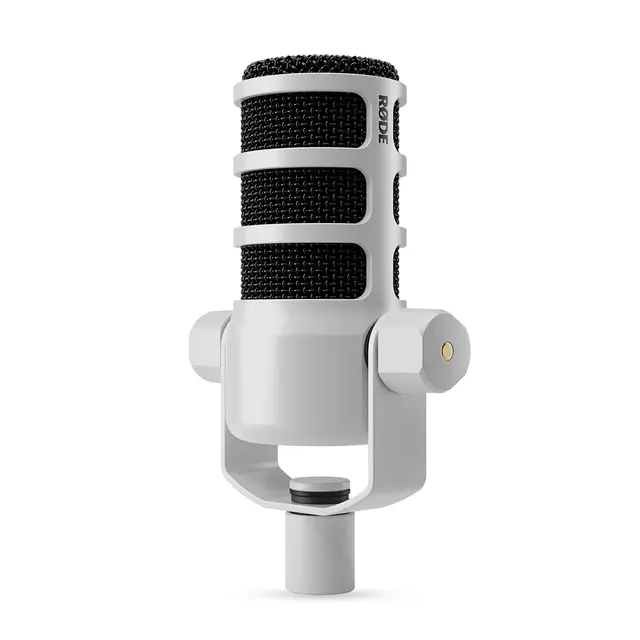 Røde PodMic White Dynamic Podcasting Microphone 