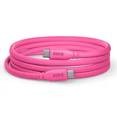 R&#248;de SC17-P USB-C til USB-C kabel 150 cm. Rosa