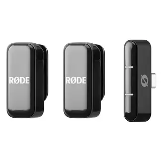 R&#248;de Wireless Micro USB-C Black Ultrakompakt tr&#229;dl&#248;st mikrofonsystem