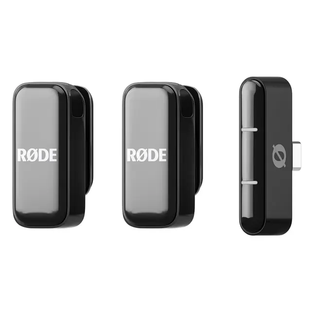 Røde Wireless Micro USB-C Black Ultrakompakt trådløst mikrofonsystem 