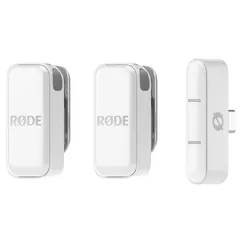 R&#248;de Wireless Micro USB-C White Ultrakompakt tr&#229;dl&#248;st mikrofonsystem