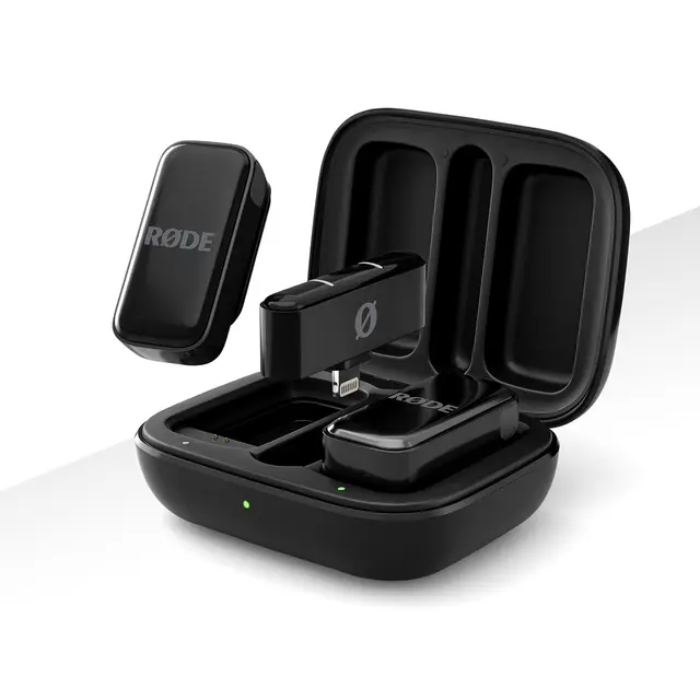 Røde Wireless Micro Lightning Black Ultrakompakt trådløst mikrofonsystem 