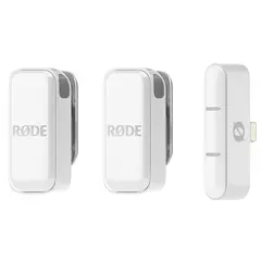 R&#248;de Wireless Micro Lightning White Ultrakompakt tr&#229;dl&#248;st mikrofonsystem