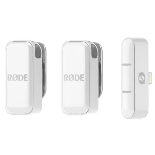 R&#248;de Wireless Micro Lightning White Ultrakompakt tr&#229;dl&#248;st mikrofonsystem