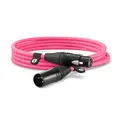 R&#248;de XLR Cable Pink 3 m Rosa XLR-kabel. 3 meter