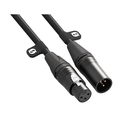 R&#248;de XLR Cable Black 3 m Sort XLR-kabel. 3 meter