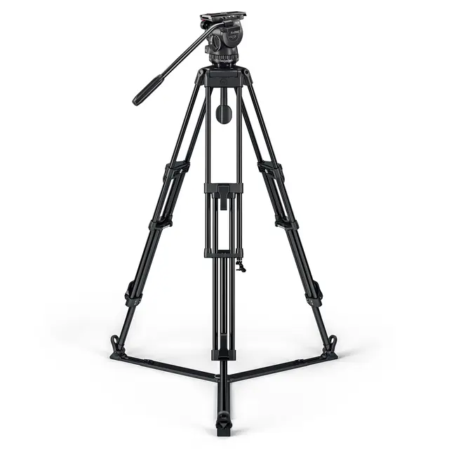 Sachtler System FSB 6 75/2 AL HD GS MkII Alu tripod m/ videohode, spreader og bag 