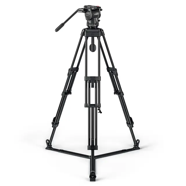 Sachtler System FSB 6 75/2 AL HD GS MkII Alu tripod m/ videohode, spreader og bag 