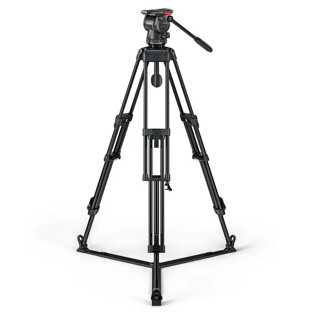 Sachtler System FSB 6 75/2 AL HD GS MkII Alu tripod m/ videohode, spreader og bag 