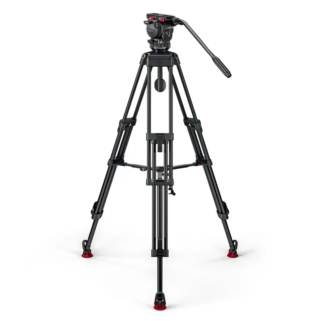 Sachtler System FSB 6 75/2 AL HD MS MkII Alu tripod, videohode, spreader, bag 