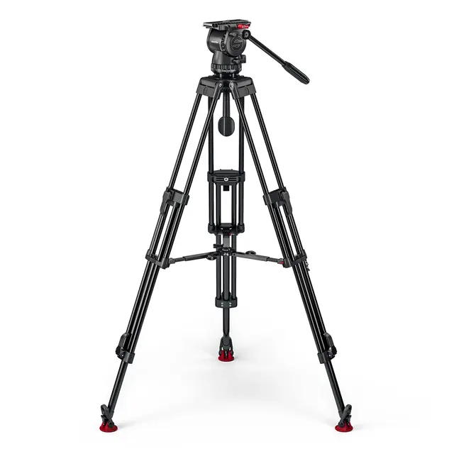 Sachtler System FSB 6 75/2 AL HD MS MkII Alu tripod, videohode, spreader, bag 