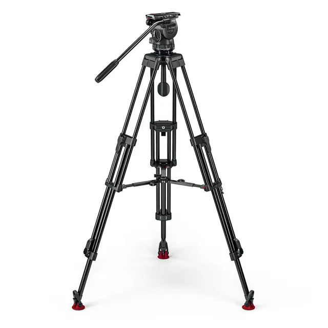 Sachtler System FSB 6 75/2 AL HD MS MkII Alu tripod, videohode, spreader, bag 