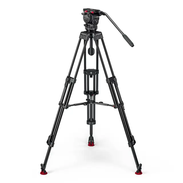 Sachtler System FSB 6 75/2 AL HD MS MkII Alu tripod, videohode, spreader, bag 