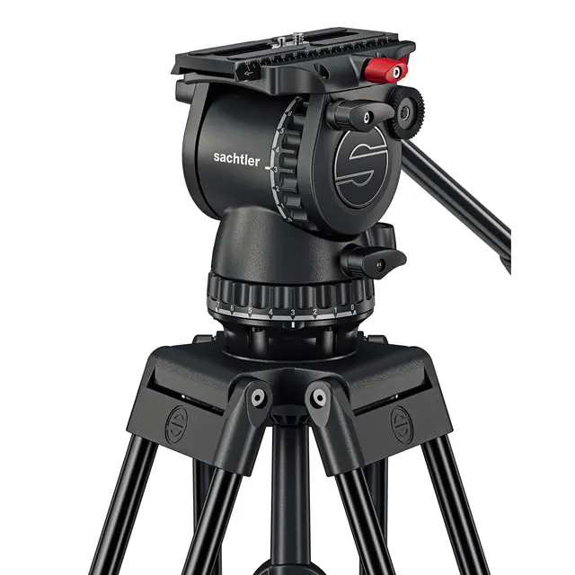 Sachtler System FSB 8 75/2 AL HD GS MkII Alu tripod, videohode, spreader, bag 