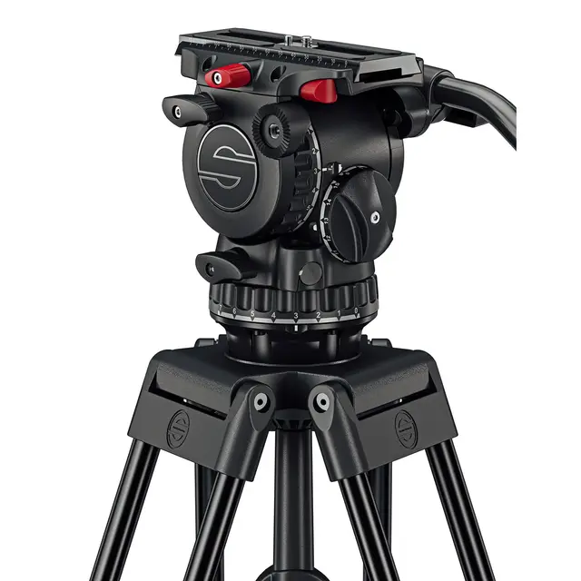 Sachtler System FSB 8 75/2 AL HD GS MkII Alu tripod, videohode, spreader, bag 