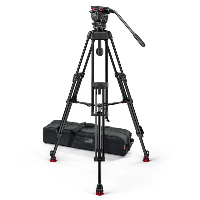 Sachtler System FSB 8 75/2 AL HD MS MkII Alu tripod, videohode, spreader, bag 