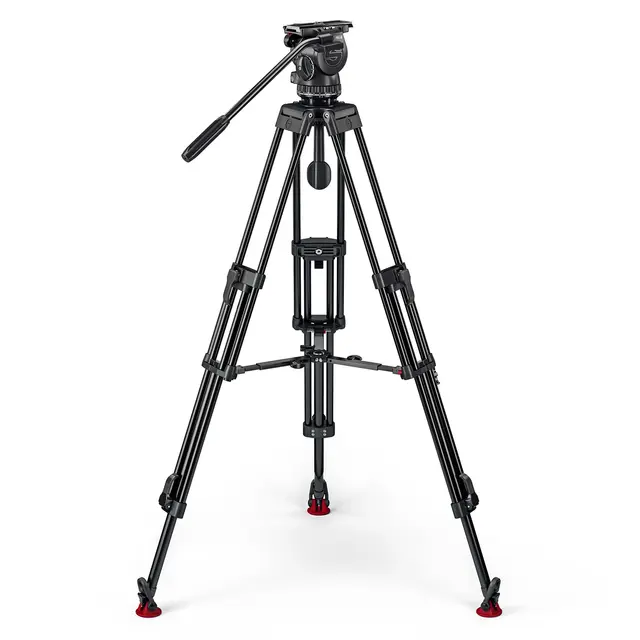 Sachtler System FSB 8 75/2 AL HD MS MkII Alu tripod, videohode, spreader, bag 