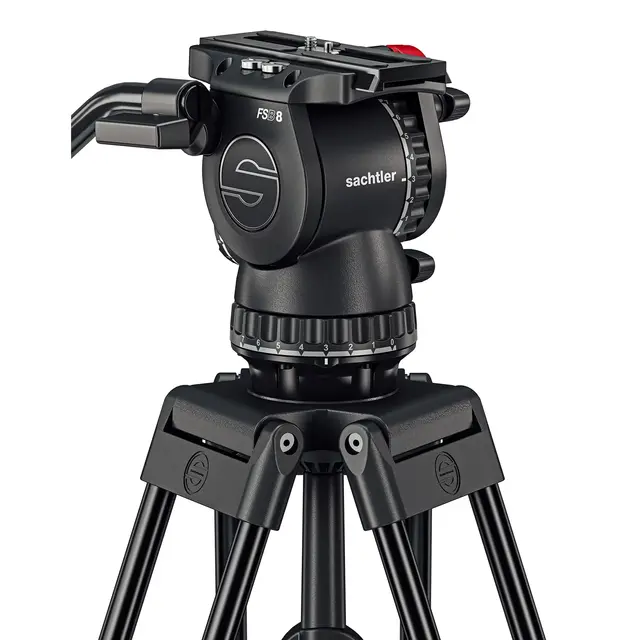 Sachtler System FSB 8 75/2 AL HD MS MkII Alu tripod, videohode, spreader, bag 