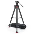 Sachtler Ace XL Mk II Flowtech75 MS Fluid head, Tripod, Mid-Spreader, Bag