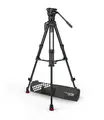 Sachtler Ace XL AL MS Mk II Alu Stativ Fluid head Tripod Mid-Spreader Bag, 8 kg