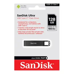 Sandisk USB-C 128GB 150MB/s 128GB USB-C 128GB 150MB/s 128GB