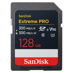 Sandisk SDXC Extreme Pro 128GB V90 128GB. UHS-II. R:300/W:300