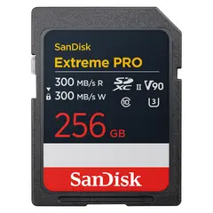 Sandisk SDXC Extreme Pro 256GB V90 256GB. UHS-II. R:300/W:300