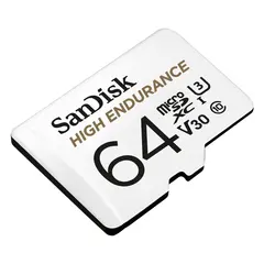 Sandisk High Endurance MicroSDXC 64GB 64GB 100:R 40M:W B/s. V30. U3. UHS-I