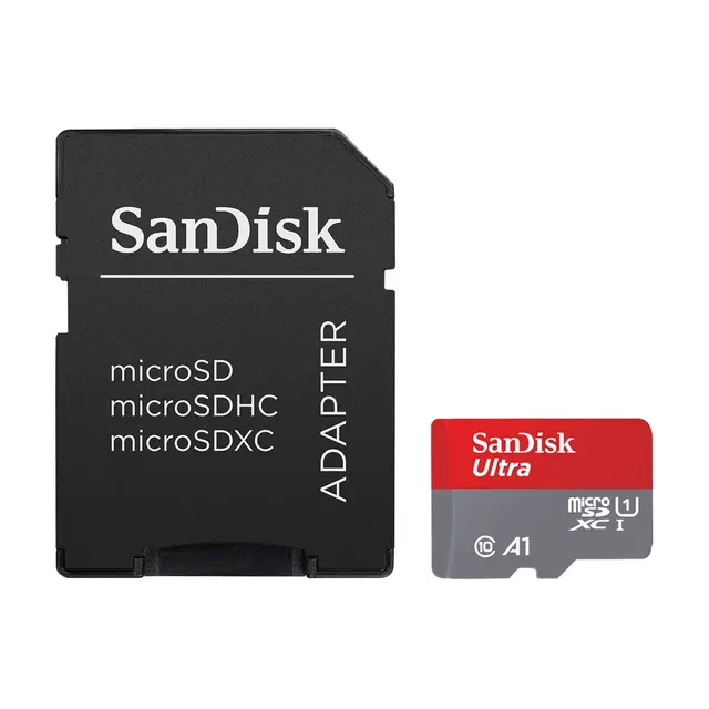 Sandisk Ultra MicroSDHC 32GB UHS-I m/SD-adapter 