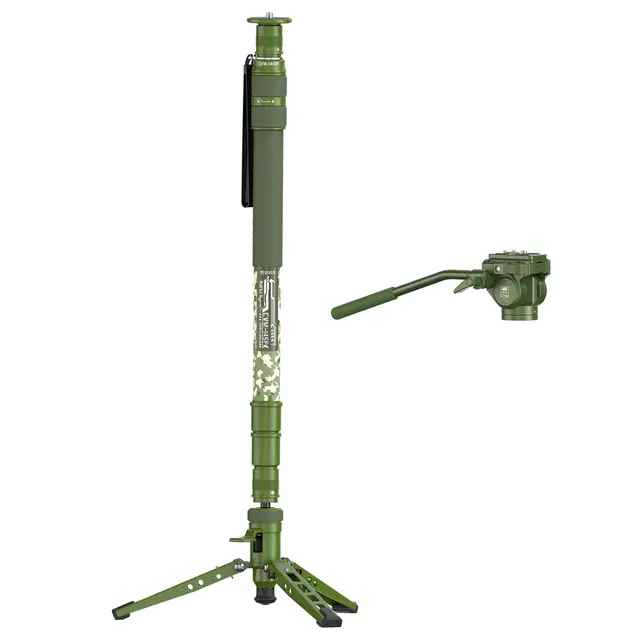 Sirui CVM-145P + CT5X Monopod Video Set Pedal Version Camouflage 