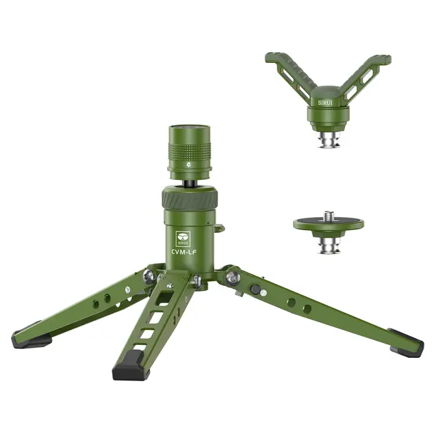 Sirui Table Tripod / Low Angle Monopod Feet & V-Shape Gun Pedal Version Green 