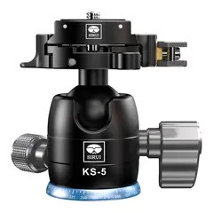 Sirui KS-5 Ballhead Quick Release Lite kulehode Arca Swiss hurtigfeste