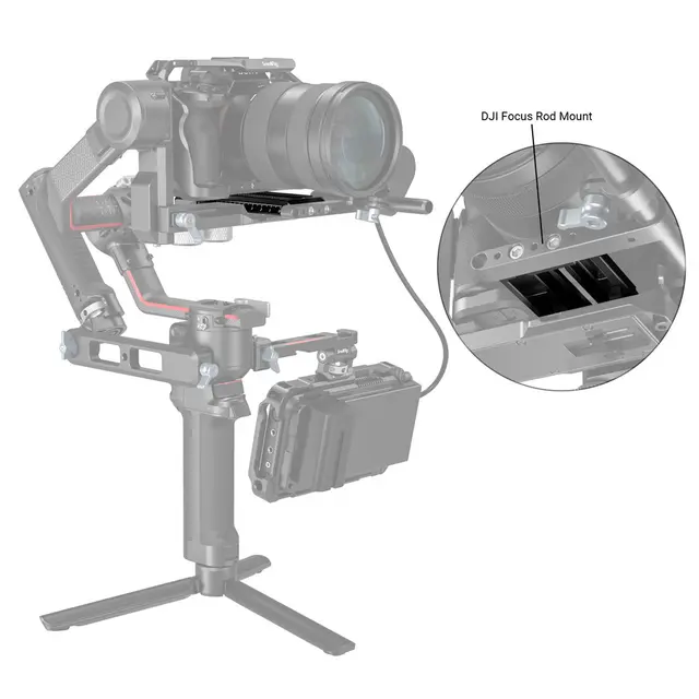 SmallRig 3158 QR-Plate For DJI RS 2/ RSC 2/ Ronin S Manfrotto 