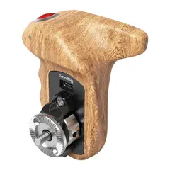 SmallRig 3324 Rosette Side Handle Wood With Record Start/Stop Remote Trigger