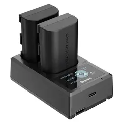 SmallRig 3821 LP-E6NH Battery &amp; Charger 2 batterier + dobbellader