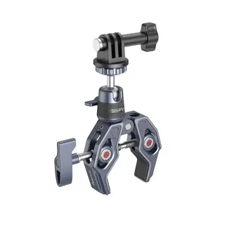 SmallRig 4102B Crab-Shaped Clamp Action Klemme m/ kulehode + GoPro feste