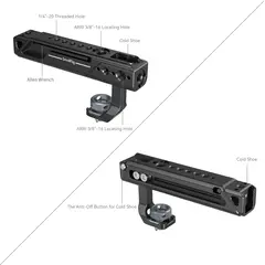 SmallRig 4153 Adjustable Top Handle ARRI Topphåndtak  med Arri-Låsefeste