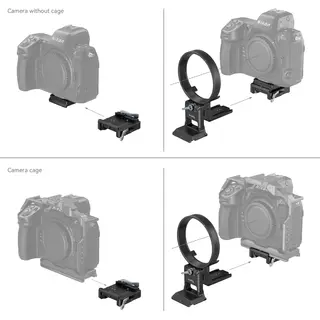 SmallRig 4306 Mount Plate Kit Rotatable Horizontal-To-Vertical for Z