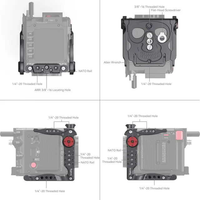 SmallRig 4335 Cage Kit Advanced For RED Komodo-X 