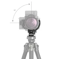 SmallRig 4349 Horizontal-to-Vertical KIT Stativfeste for Portrett/Landskap