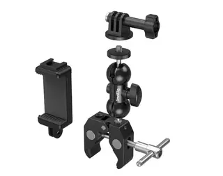 SmallRig 4373 Crab-Shaped Super Clamp Kit med Ballhead &amp; Magic Arm + GoPro