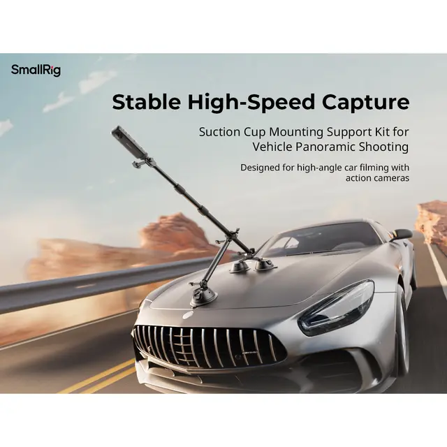 SmallRig 4380 Camera Suction Cup Car Mount Kit for Panoramic Shooting 