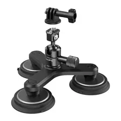 SmallRig 4468 Triple Magnetic SuctionCup Mounting Support Kit for Action Cameras