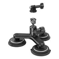 SmallRig 4468 Triple Magnetic SuctionCup Mounting Support Kit for Action Cameras